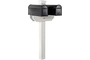 Hazelton Wall Mount Mailbox Post