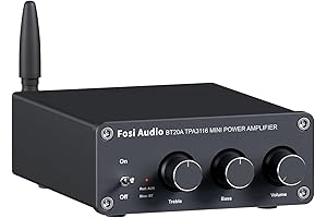 Fosi Audio BT20A Amplifier Stereo Bluetooth Receiver to Upgrade Your Entertainment System