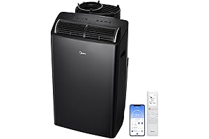 12,000 BTU. Midea Duo Inverter Portable Air Conditioner That Cools Up to 450 sq. ft.