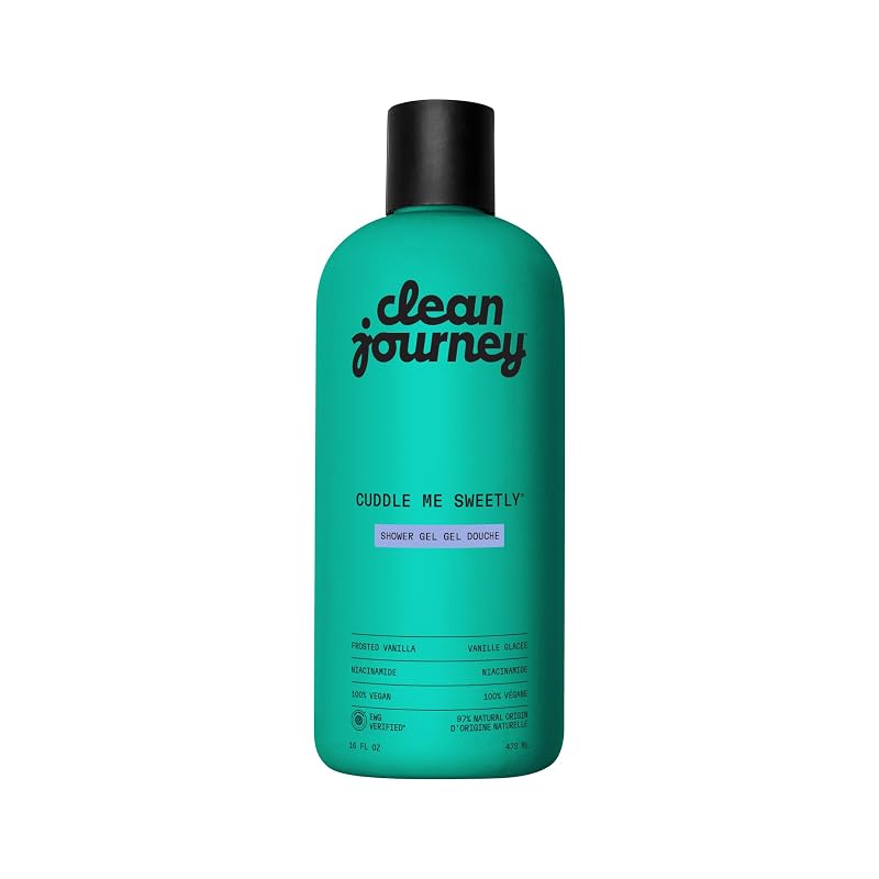 cleanjourney Sabonete líquido corporal com niacinamida e glicerina, fragrância Cuddle Me Sweetly, 473 mL