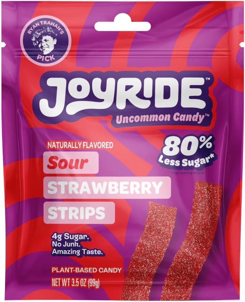 Sweets Candy Joyride Sour Candy Strips - 3.5oz-Gummy Candy,