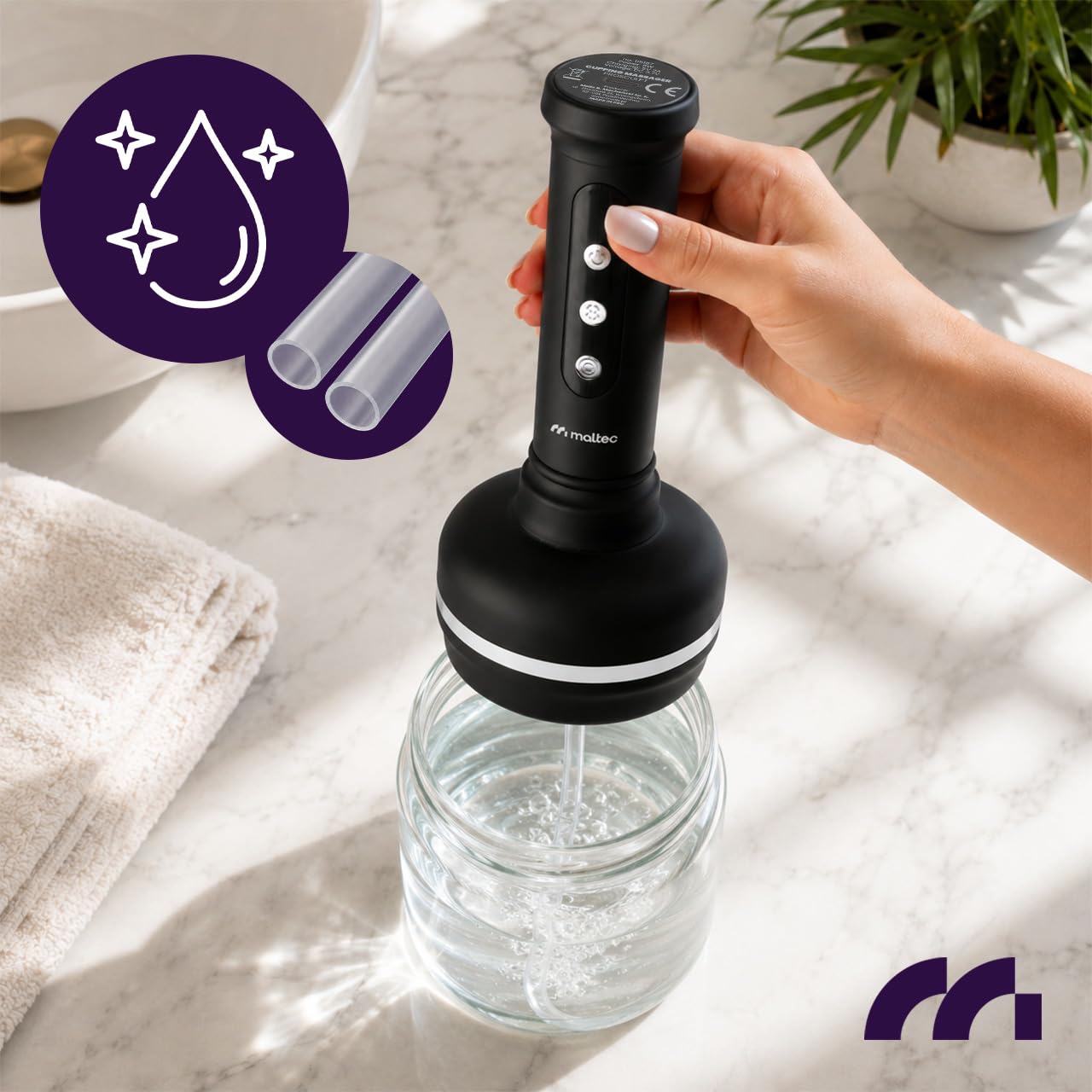 MalTec ProSculpt - Massaggiatore anticellulite con ventosa