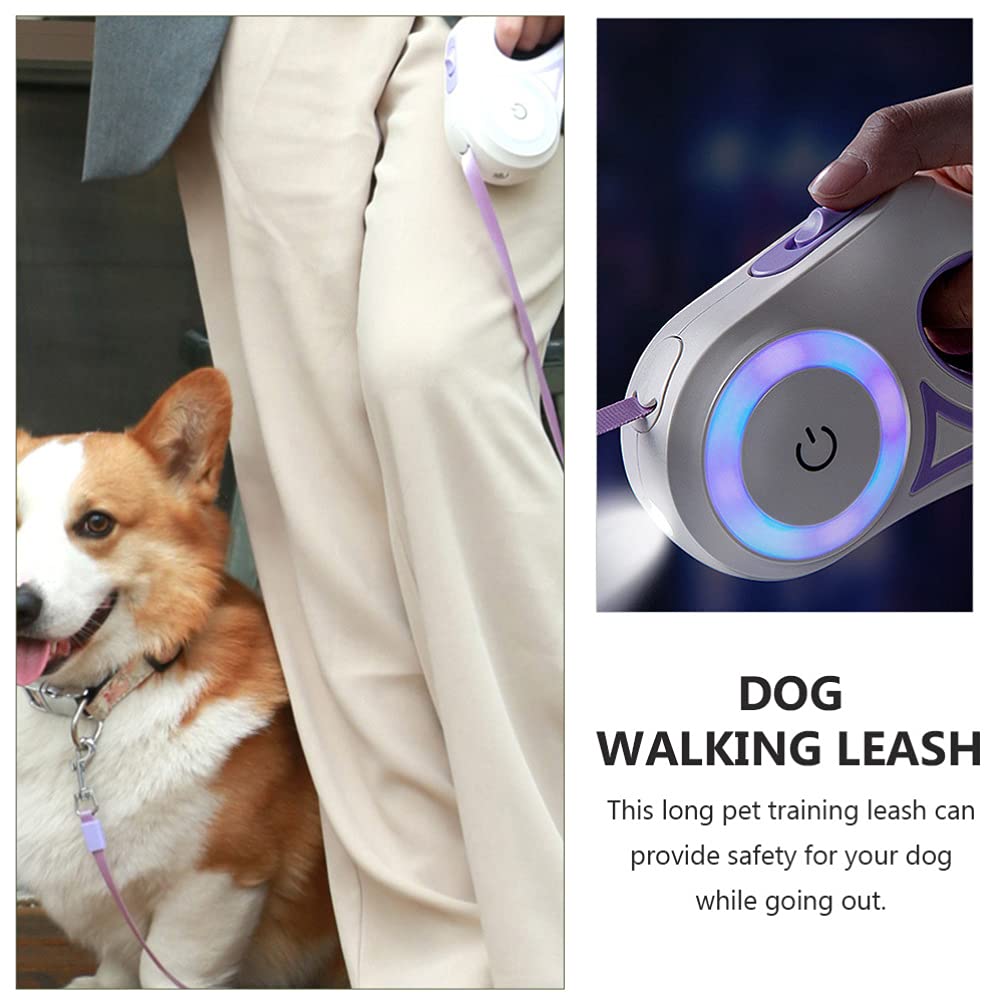 POPETPOP Laisse rétractable automatique à 360° pour chien - Laisse rétractable en nylon pour chien et chiot