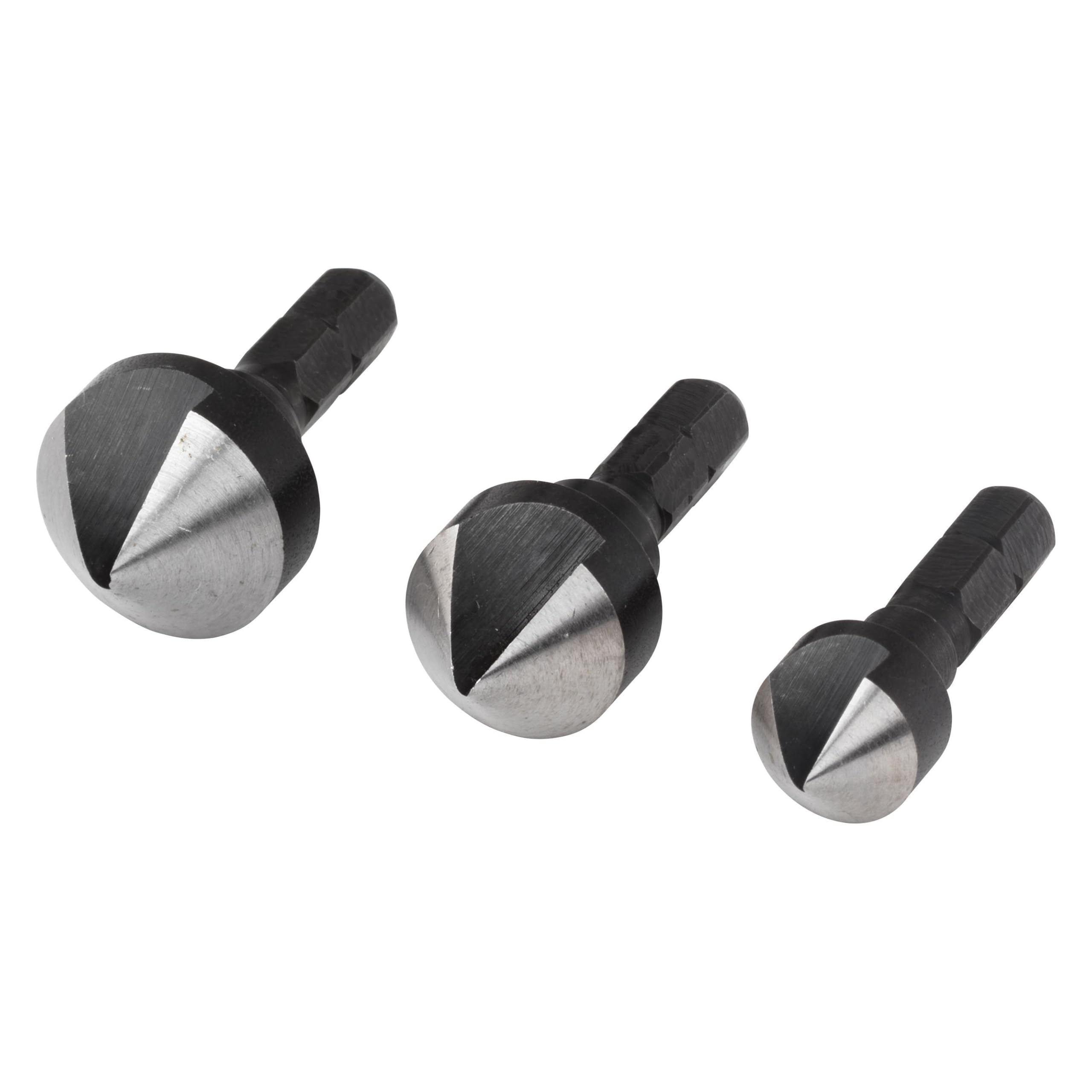 Wolfcraft 2584000 Countersinks ø 12, 16, 19mm 3-pk