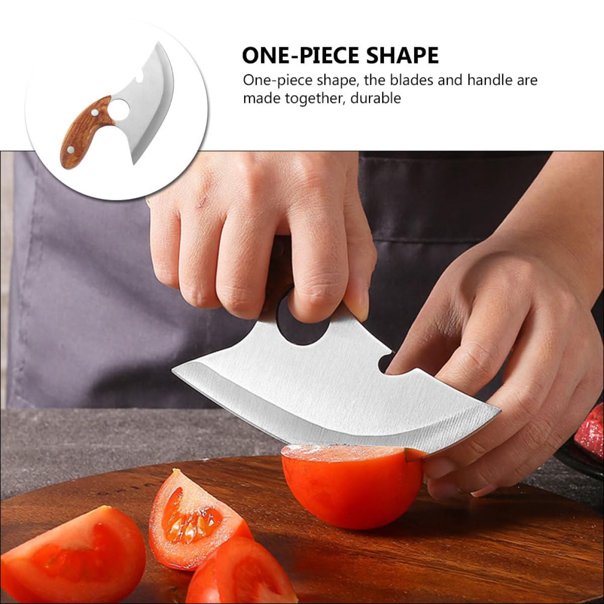 Cuchillo Carne de Acero Inoxidable Mango Cómodo y Resistente Adecuado para Cocina Profesional y Cortar Carne de Forma Precisa y Segura