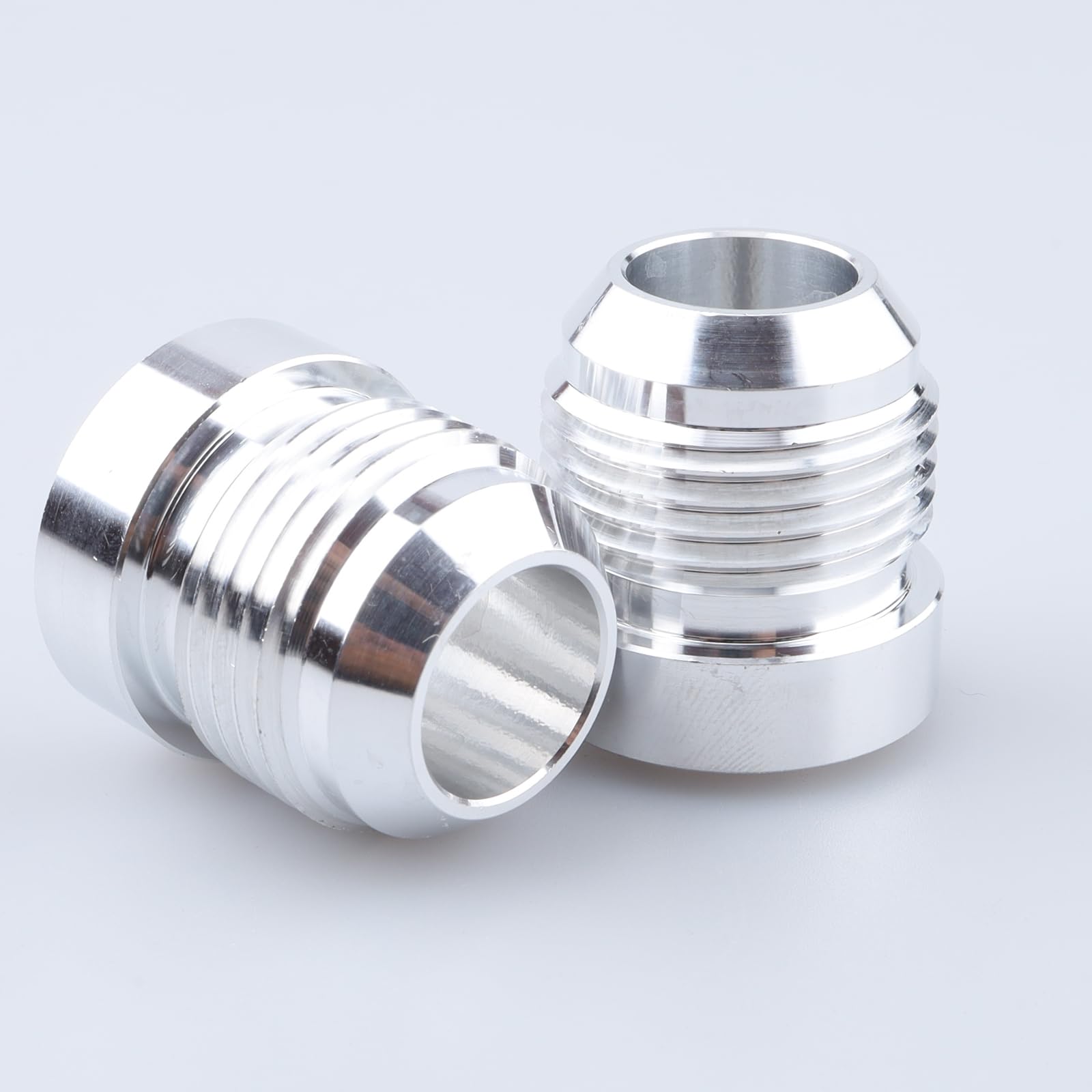 10AN Male Aluminum Weld Plug Fitting - Round Base AN-10 AN10 Plug For Fuel & Oil Lines