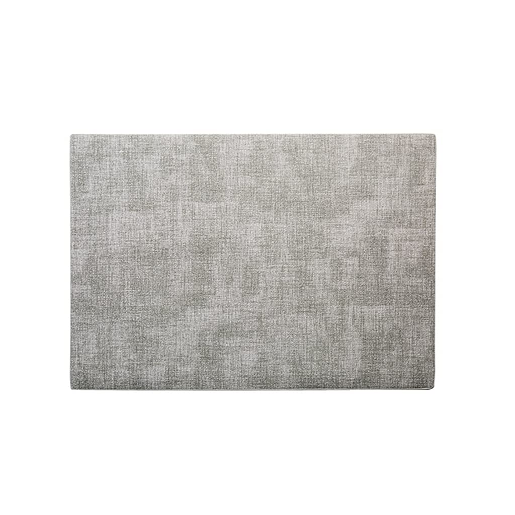 zdz Non-Slip Leather Placemat，High Temperature Resistant Easy to Clean Multi-Piece Soft Table Mats，for Home、Kitchen、Dining Table (Color : White)