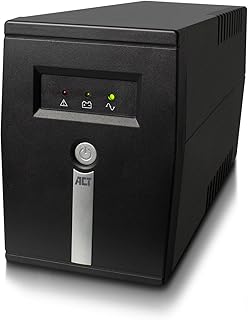 ACT Back-up UPS Uninterruptible Power Supply Line Interactive, 600VA Battery UPs Power Supply, (1x IEC C14 Input, 1x IEC C13 + Schuko Type F Outputs, Surge Protection), AVR - AC2305