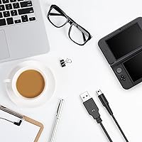 Vista 6 de Ancable Cable de carga USB 3DS, paquete de 3 cables de carga USB de repuesto para Nintendo New 3DS XL, New 3DS, 3DS XL, 3DS, New 2DS XL, New 2DS