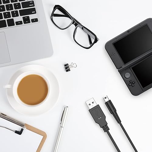 Miniatura 6 de Ancable Cable de carga USB 3DS, paquete de 3 cables de carga USB de repuesto para Nintendo New 3DS XL, New 3DS, 3DS XL, 3DS, New 2DS XL, New 2DS,