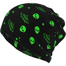 Skull Beanie Hat Baggy Slouchy Skull Chemo Beanies Cap Stretch Scarf Head Wrap Hip Hop Hats for Men Women Winter
