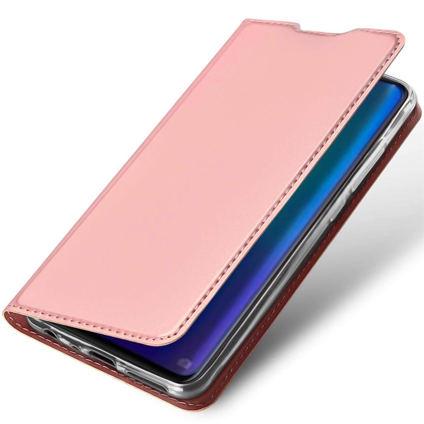 Verco Flip Cover Für Huawei P30 Lite – Elegante Klapphülle Mit Magnet & Kartenfach In Rosegold