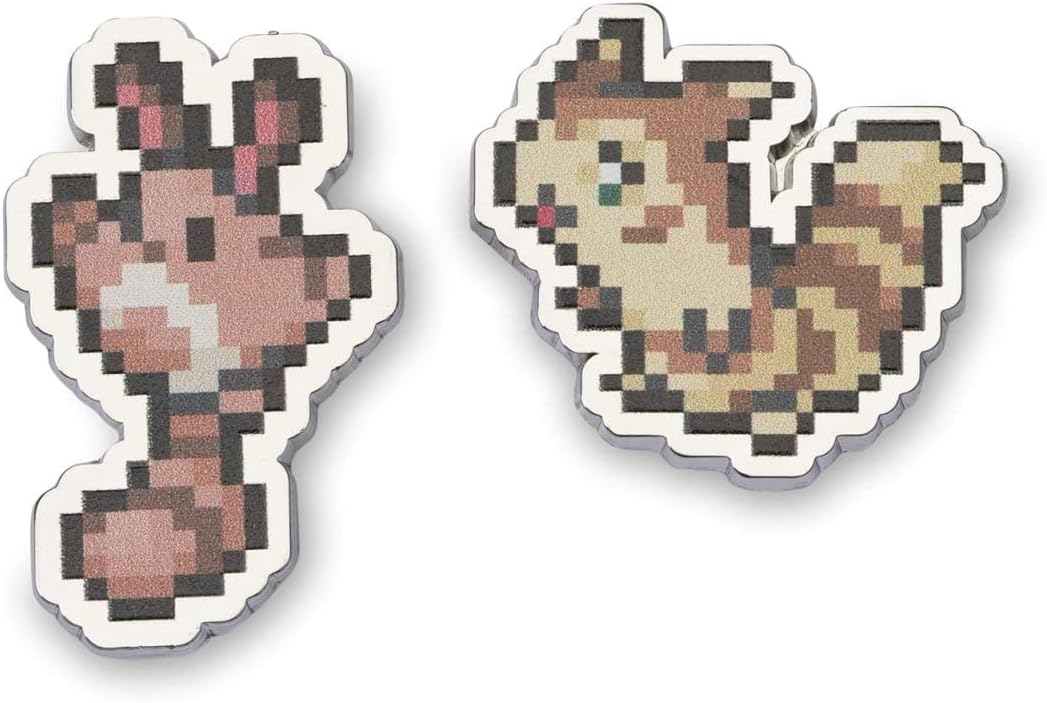 Pokemon Pokémon Center: Sentret & Furret Pokémon Pixel Pins (2-Pack)