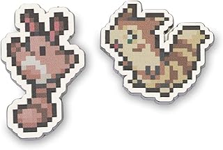 Pokemon Pokémon Center: Sentret & Furret Pokémon Pixel Pins (2-Pack)