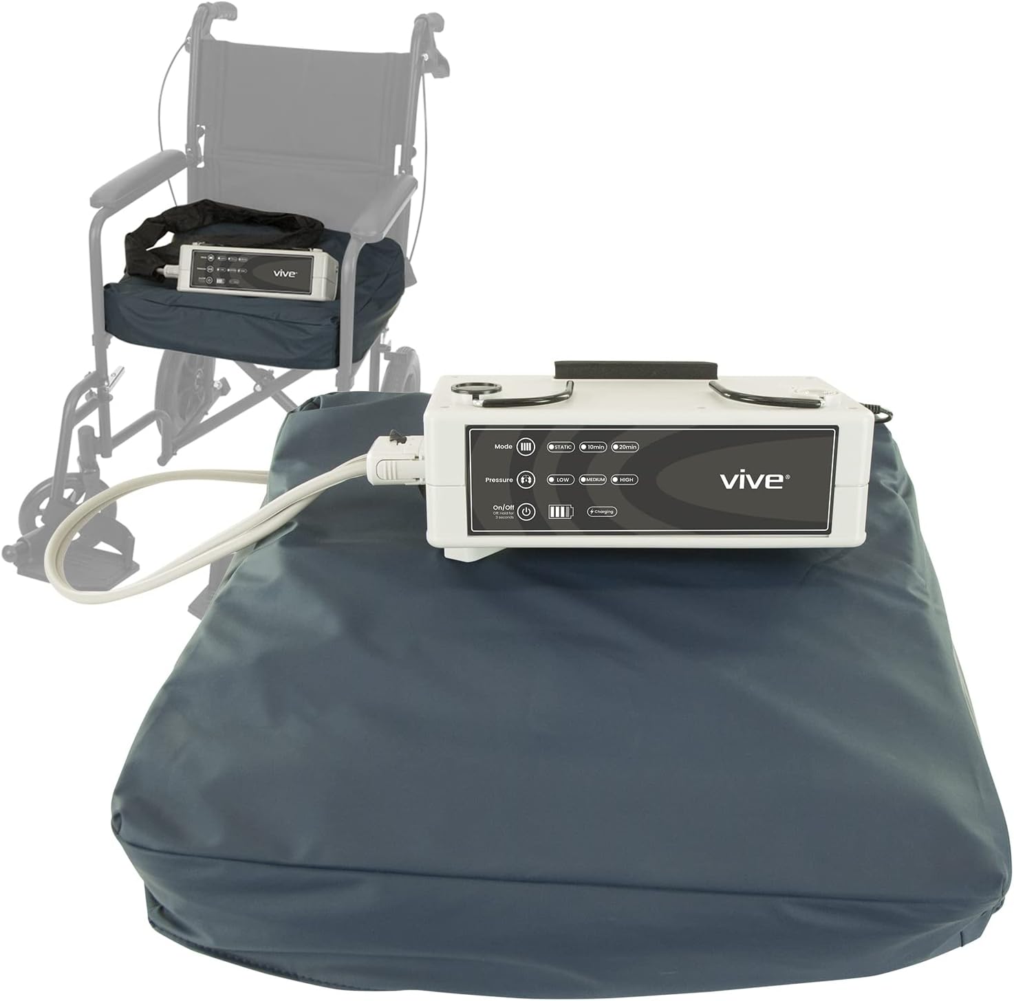 Vive Alternating Pressure Pad for Wheelchairs Ulcer