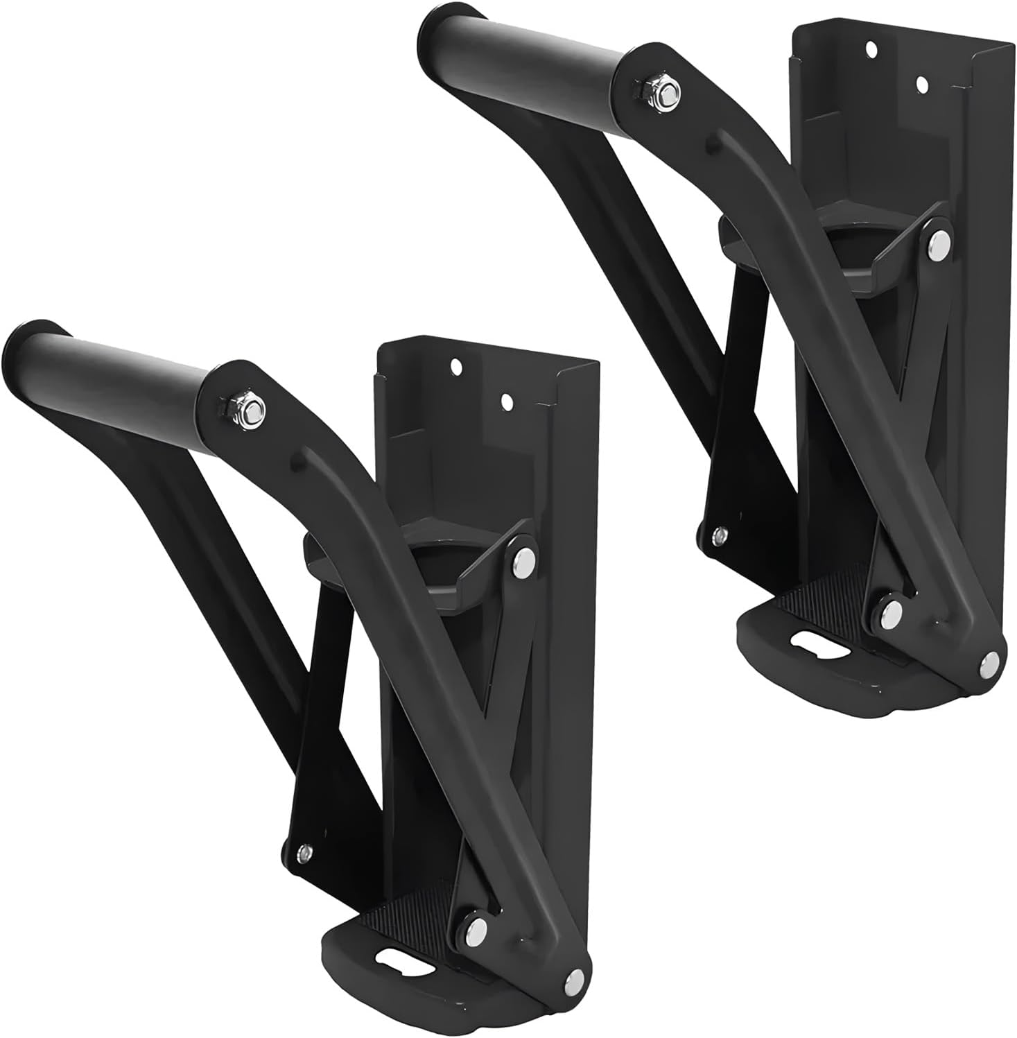 2 Pack 16 Oz. Heavy Duty Aluminum Can Crusher Wall Mounted with Bottle Opener - Eco-Friendly 2-in-1 Can Smasher for Recycling, Countertop & Wall-Mounted Crusher Gadget for Soda, Beer Cans, Black