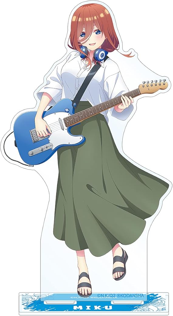 芸能人愛用 5種セット 描き下ろしイラストギター演奏ver Bigアクリルスタンド タワーレコードコラボ 五等分の花嫁 五等分の花嫁 中野ニ乃 中野三玖 その他 Nataluz Com