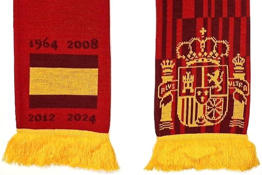 Amazon.com: EUROSCARVES Spain Espana Soccer Knit Scarf (Campeones