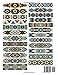 Beaded Loom Bracelet Patterns: 24 Easy Designs with Step-by-Step Instructions: Beading Patterns for Beginners Native American style Indian Ornament (Loom beading patterns)