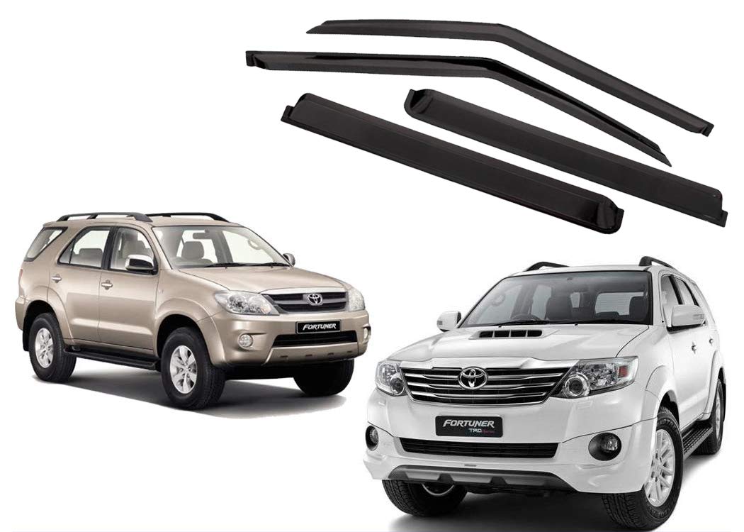 CAR SAAZ Unbreakable Door Visor for Fortuner Type 1&2(2009-2015)(Set of 4Pcs)