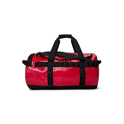 The North Face Base Camp Duffel 1 M Duffel Bags TNF Red/TNF Black NPF, Mesh/Polyester