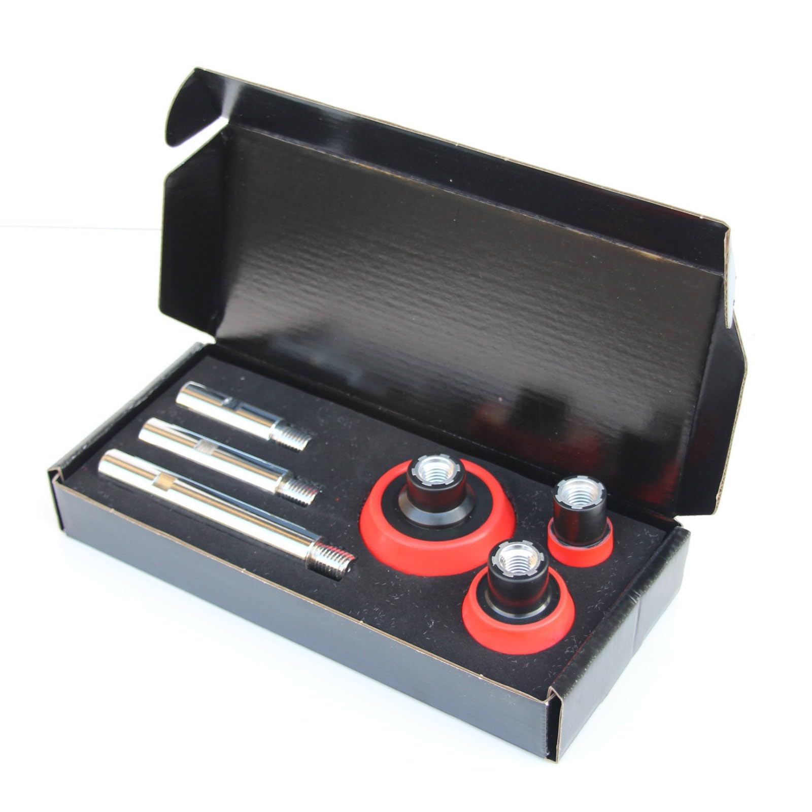 Interchangeable Angled Grinder Extension Shafts 75mm 100mm 140mm M14 Thread Suitable for Vehicle Furniture Stone Cutting Multiple Length Grinder Extension Set