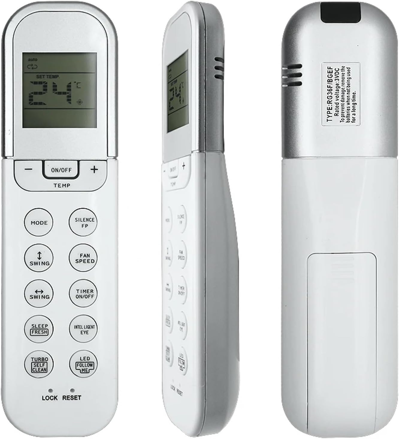 RG36F/BGEF AC Remote for RHTZ-48-3x18WM/18WM SC3325 CPG036CD EXF361L-CXF361