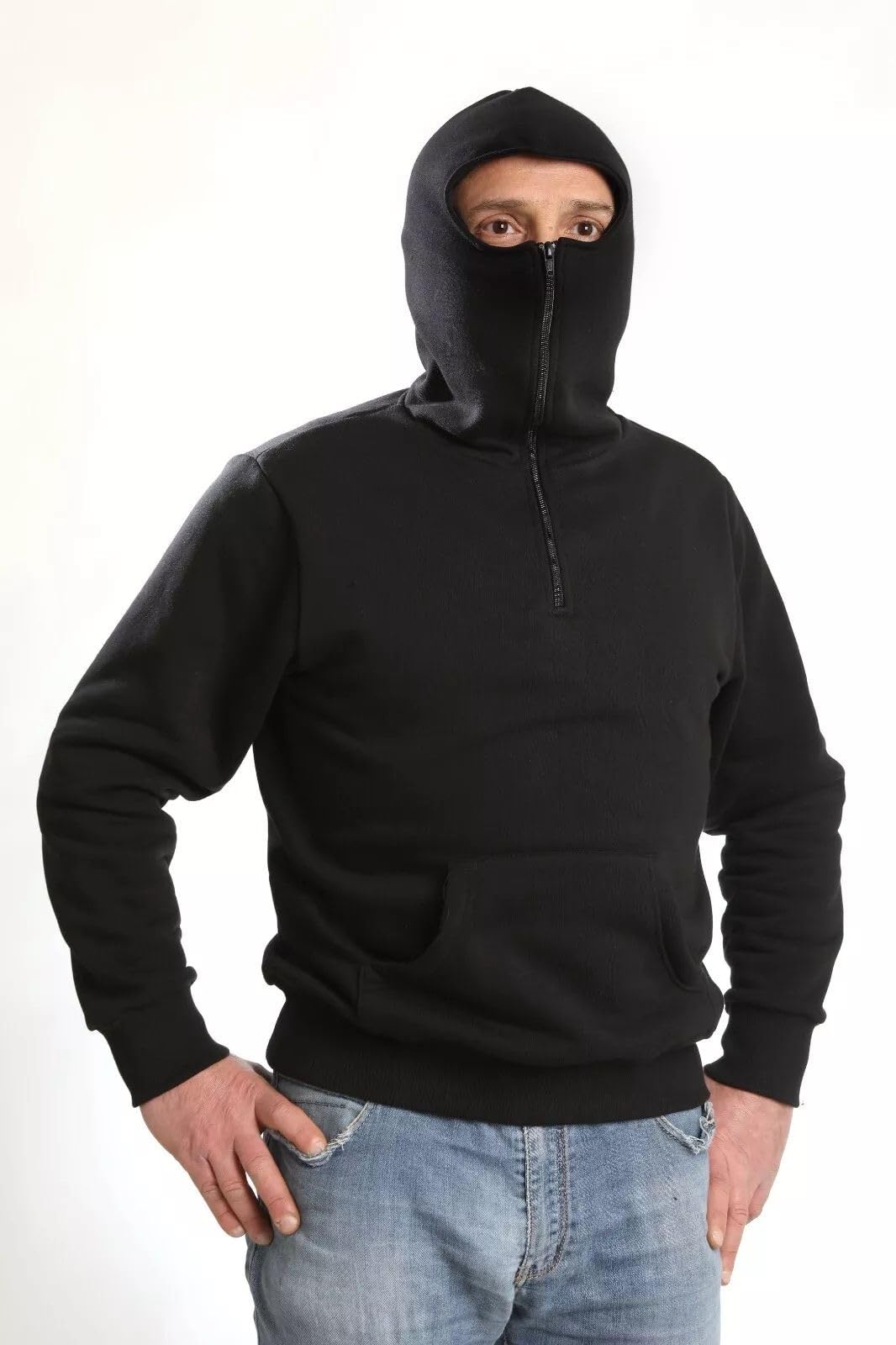Felpa Ninja Ultras Stadio e Sport Invernali, con Passamontagna