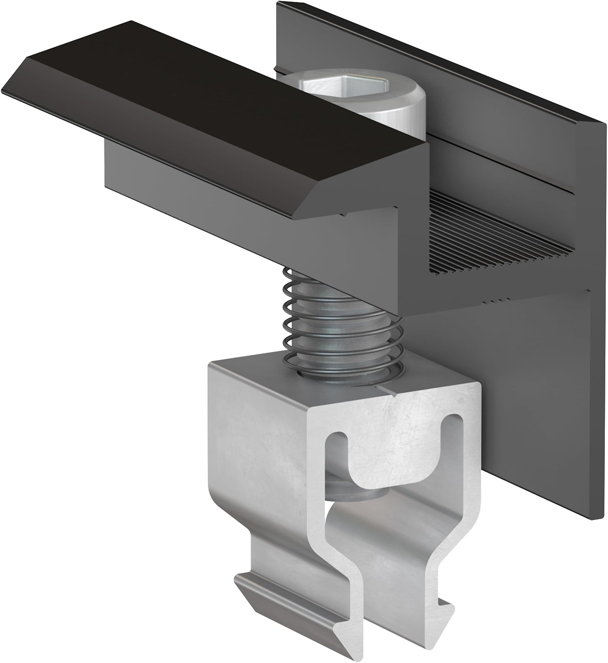 4 Stück Solar Modulklemmen 30mm - Endklemmen Für Balkonkraftwerk, Alu Befestigung Für 30-45mm Rahmendicke