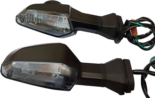 1 par de luces intermitentes de lente ahumada compatibles con KAWASAKI VERSYS 650 ABS 2017 (KLE650FHF)