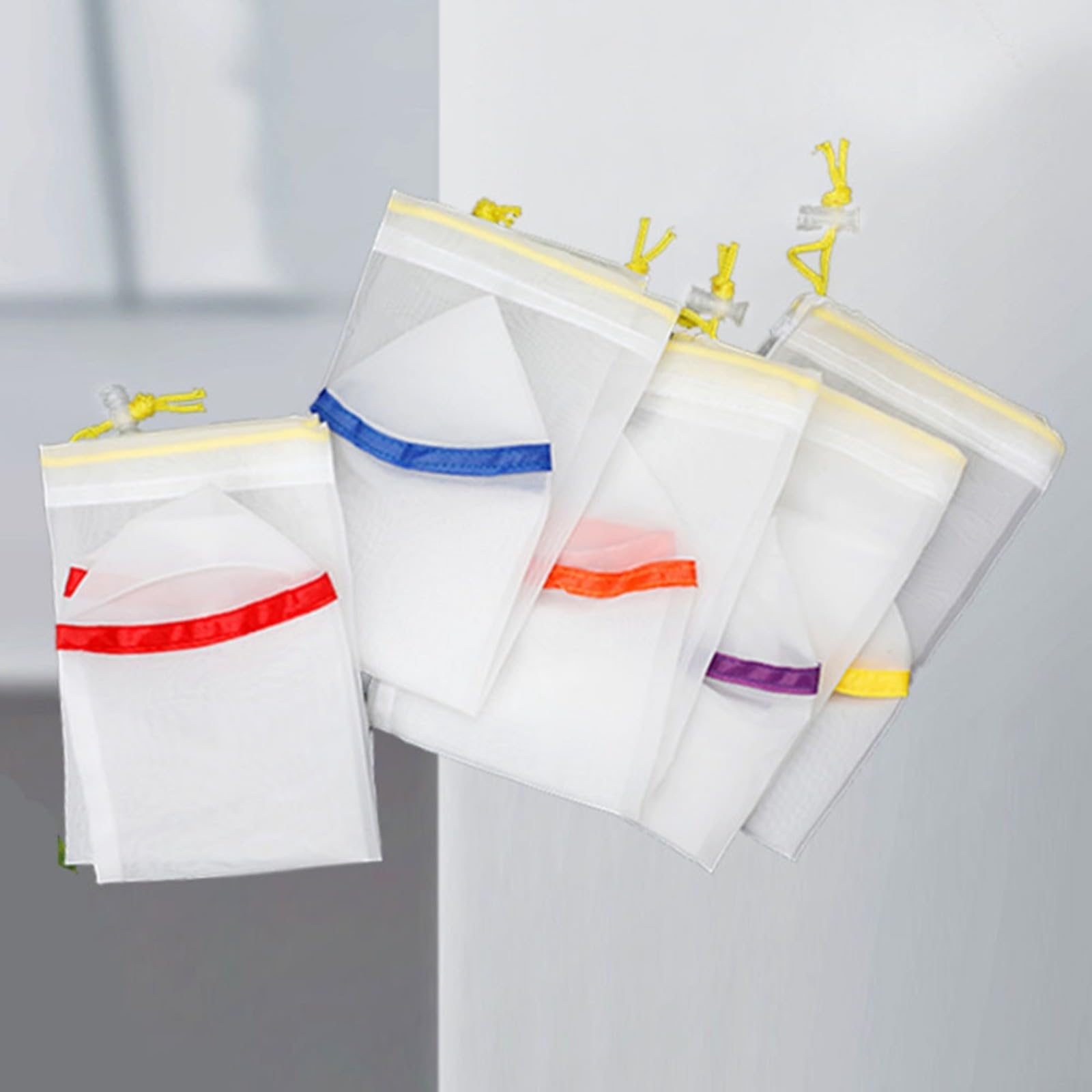Bolsas de malla de burbujas, juego de bolsas de extracción de aceite esencial, juego de bolsas de extracción de filtro de hierbas de nailon, 5 piezas, reutilización de 5 galones para