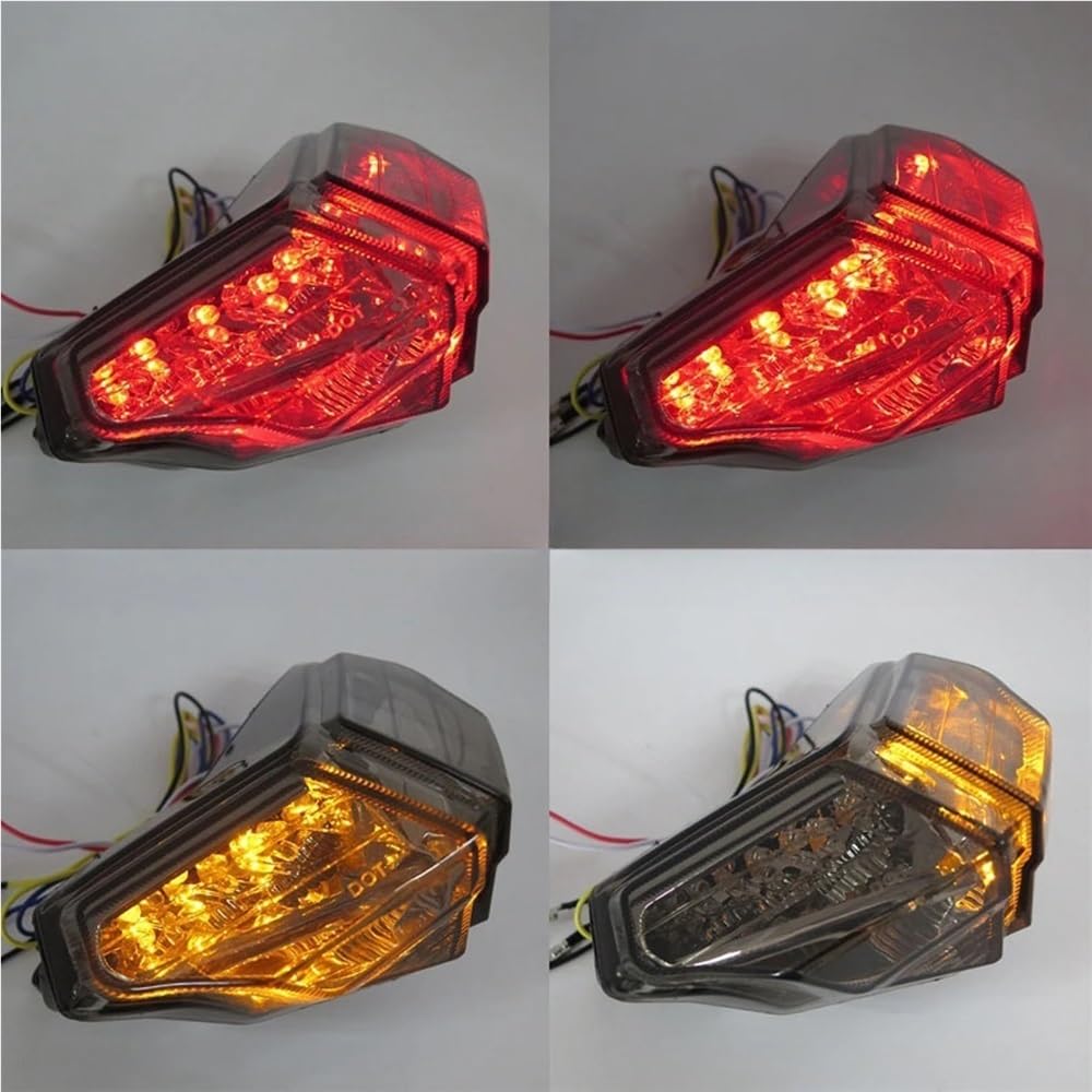 Fari Fendinebbia Fanale posteriore a LED per moto Lente fumé | Fanale posteriore a LED per moto Lente fumé Fanale posteriore a LED per 848 2008-2014 Per 1098 2007-2013 Per 1198 2007-2013