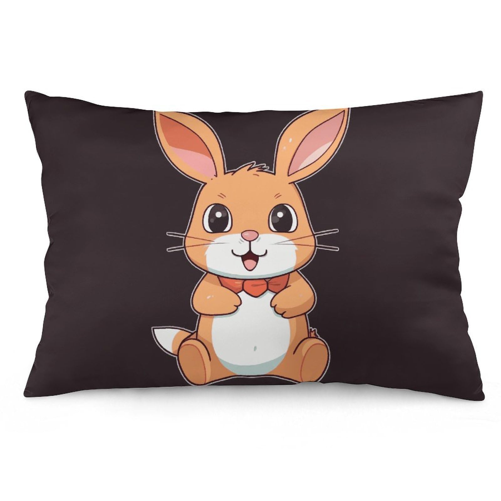 NTVOWPZO 2 Pack Decoration Throw Pillow Covers 16 "x24 Pillowcases Covers Cute Cartoon Rabbit Pillowcases Modern Farmhouse Home Decor Sofa Cushions Covers for Couch Bed Living Room
