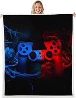 Vista 48 de Manta dorada con estampado egipcio, estilo antiguo Egipto, manta Sherpa con patrón jeroglífico del Antiguo Egipto, manta de vellón para niños