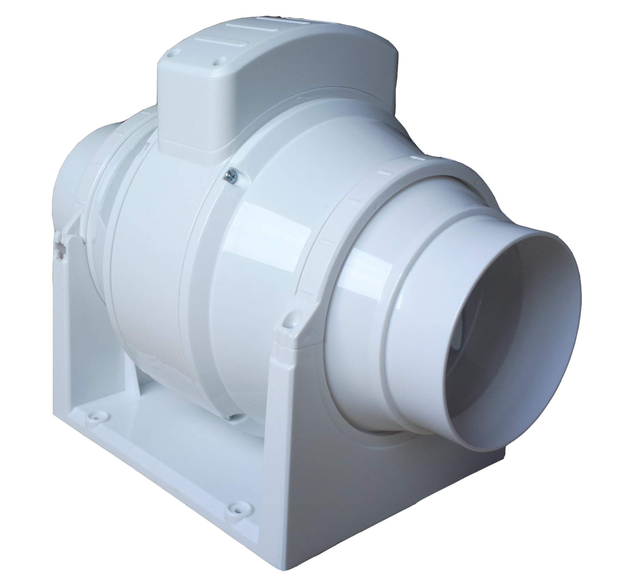 Buy Fengda- 4 inch/100mm Dia Inline Fan Exhaust Fan Mix flow Blower And ...