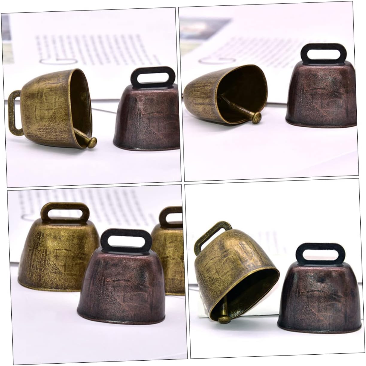 KESYOO 18pcs Vintage Cattle Bells Sheep Grazing Bells for Decor Craft Jingle Sound Ornaments