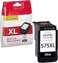 Cartouche 575 XL Noir, Encre 575 XL Remplacement pour Cartouche Encre Canon 575 XL, Cartouche PG-575 XL Noire pour Pixma TS3550i TS3551i TS3750i TR4750i TR4751i Imprimante