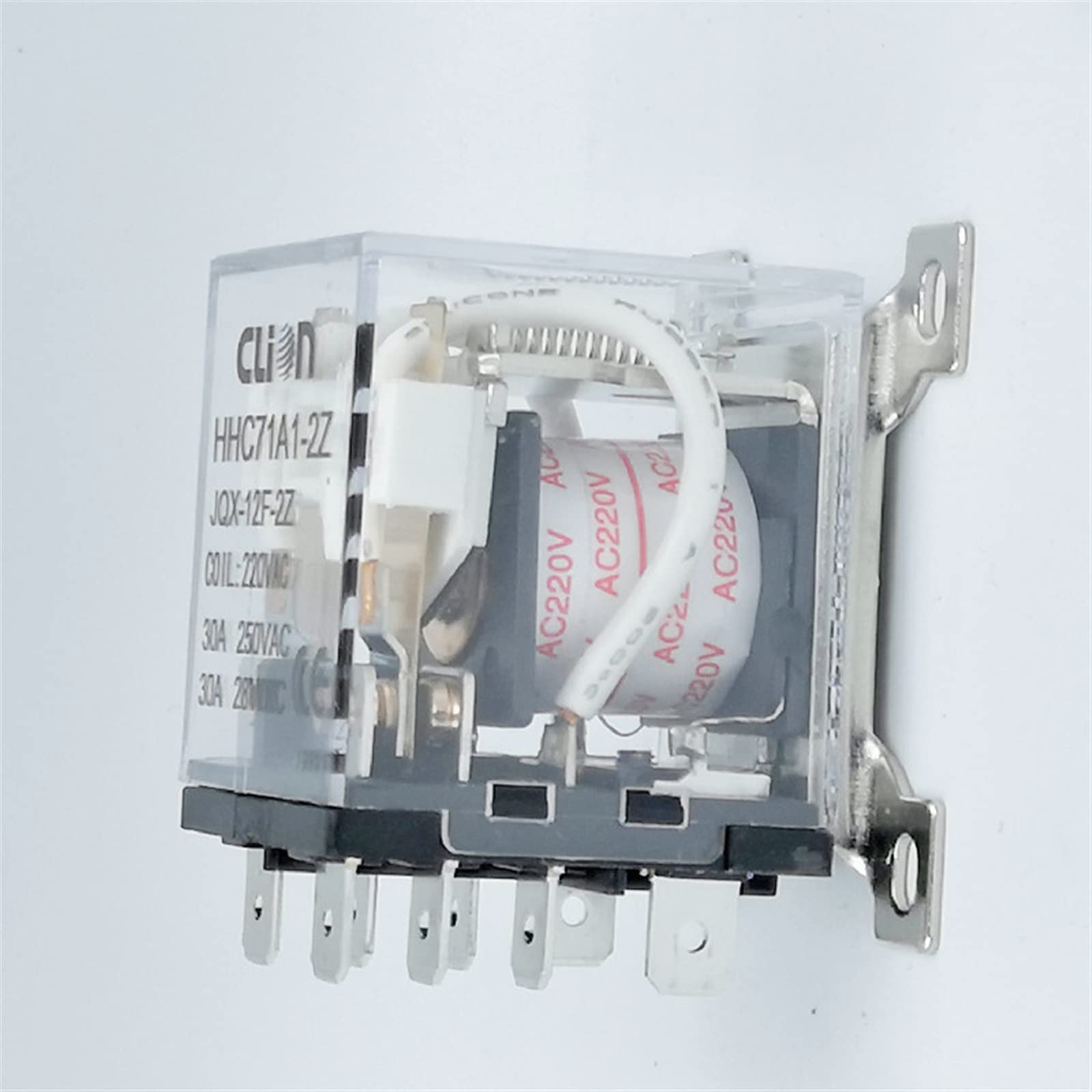 Jqx – 12f 2z Hochleistungsrelais 12 V 220 V 24 V wird elektrischer Strom 30f zwei öffnen zwei schließen Ersatzteile (Size : AC220V)