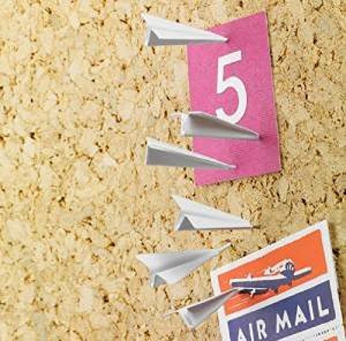 Design Ideas Paper Airplane Pushpins (2-pack)