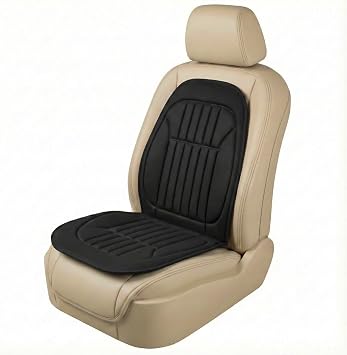 Soft Seat Covers with Full Back Support, Universal Padded Seat Pad with Non-Slip Base for Daily Comfort