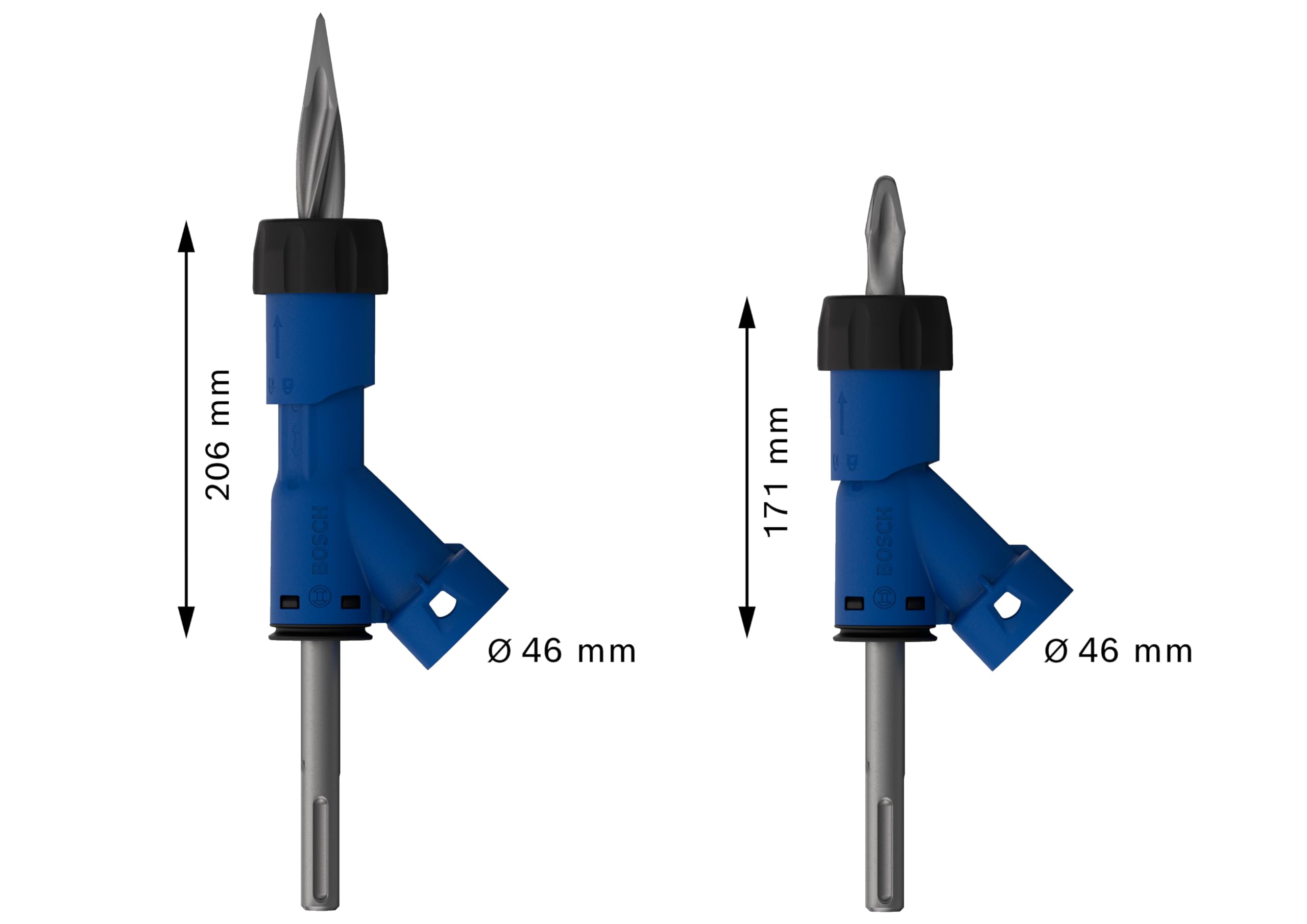 Bosch 1 x Expert SDS Clean para conjunto de cinceles puntiagudos (para hormigón, ladrillo (para hormigón, ladrillo, diámetro mm, accesorios profesionales taladro martillo, martillo)