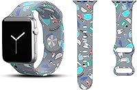 Vista 37 de Silicone Sport Watchband Compatible with Apple Watch