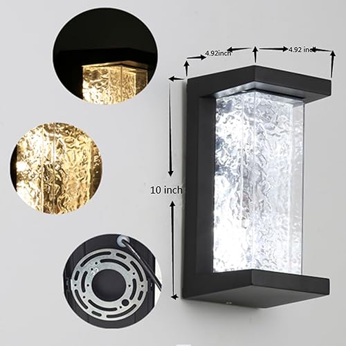 Miniatura 2 de Aplique de pared de iluminación con control remoto RGB-3000k proch pared exterior luminarias 60w montado interiorexterior luz decorar para porche,