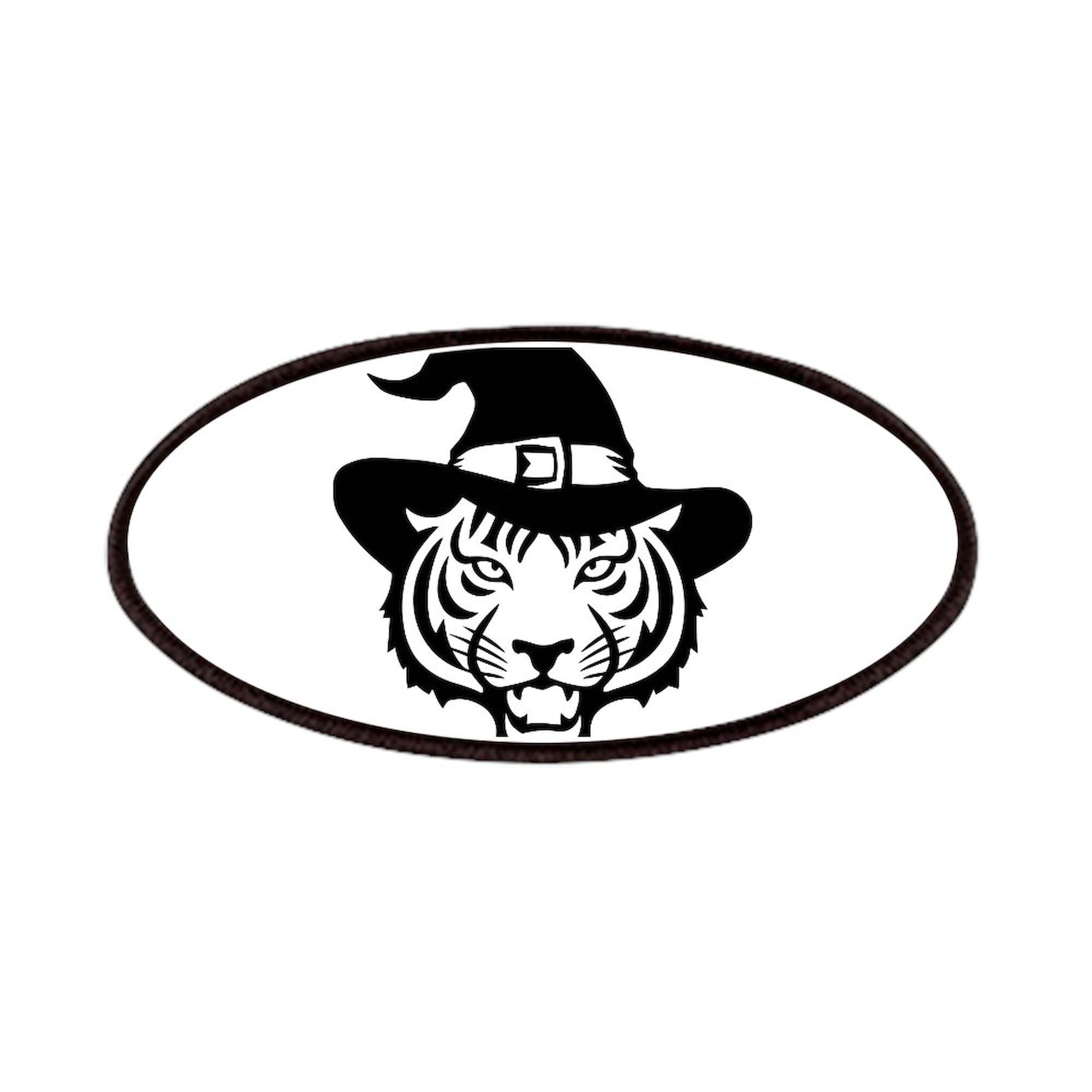 CafePress Tiger In Witch Hat 4