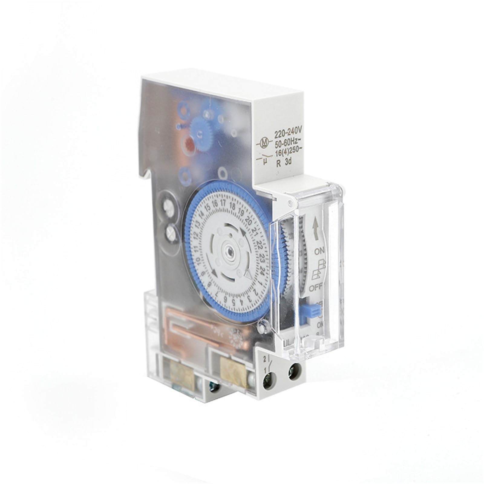 SUL180A Temporizador Interruptor 24 Horas Relé Analógico Temporizador Eléctrico Programable 220V 16A Batería Carril DIN Mecánico