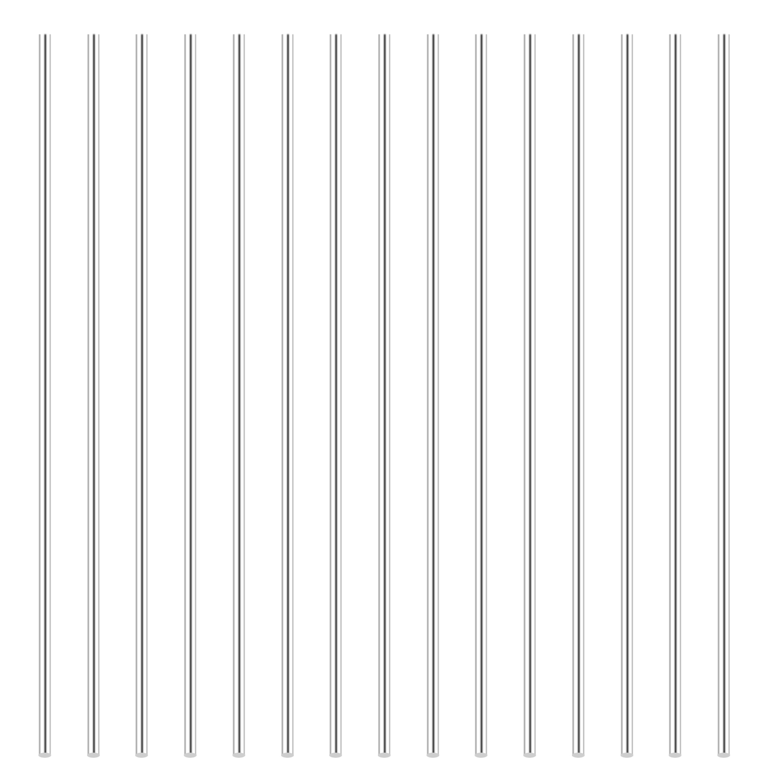 Image of 15Pcs 6mm x 406mm Aluminum Rod,16 Inch(406mm) Long 1 /4 inch(0.25 inch-6.35mm) Diameter 6061 Aluminum Round Rod Metal Bar Solid Stick for DIY Craft, New Lathe Bar.