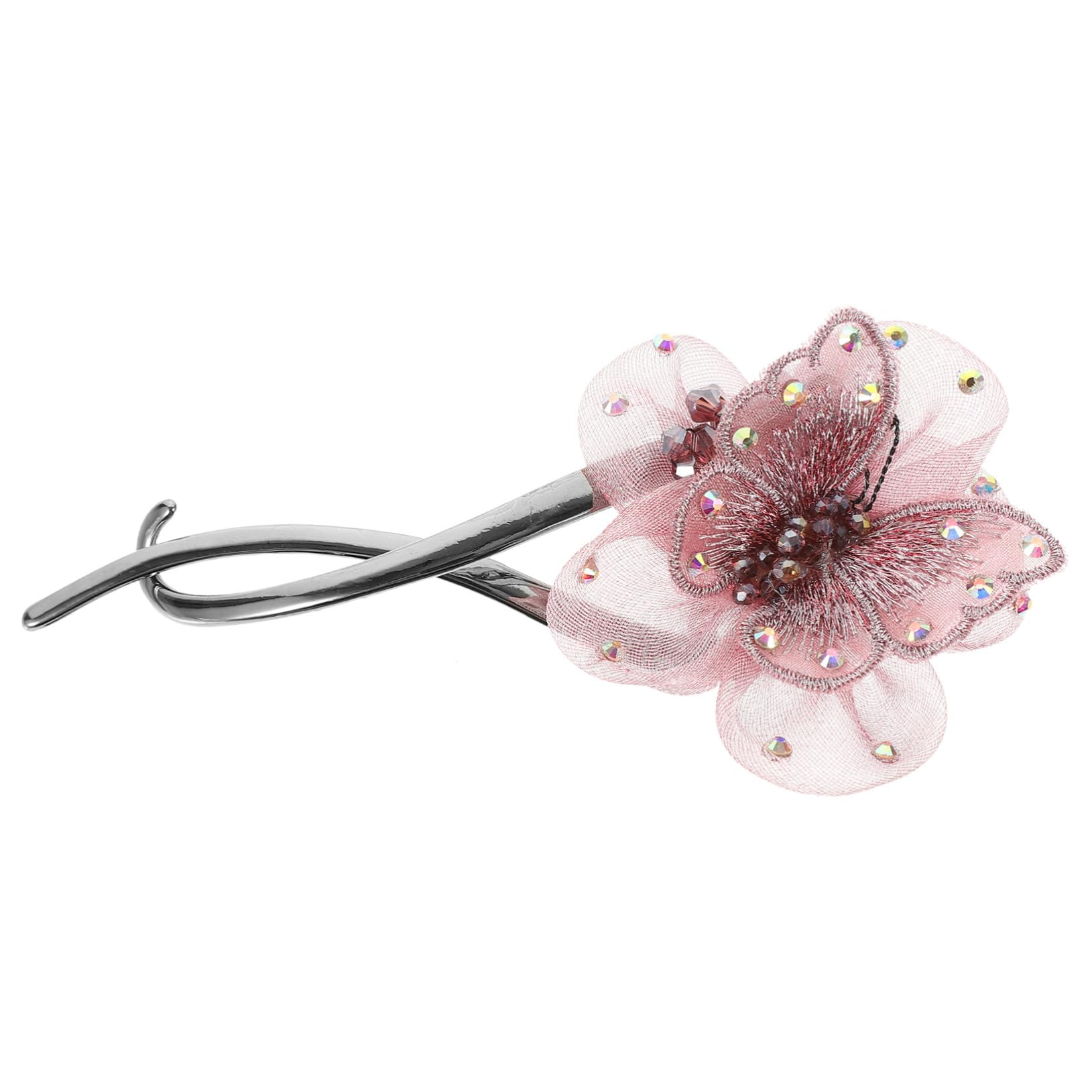 VICASKY 5 Pezzi Fermaglio per Antiscivolo in e Clip Twist Francese per Acconciature e Cavallo Accessorio Femminile Raffinato Rosa