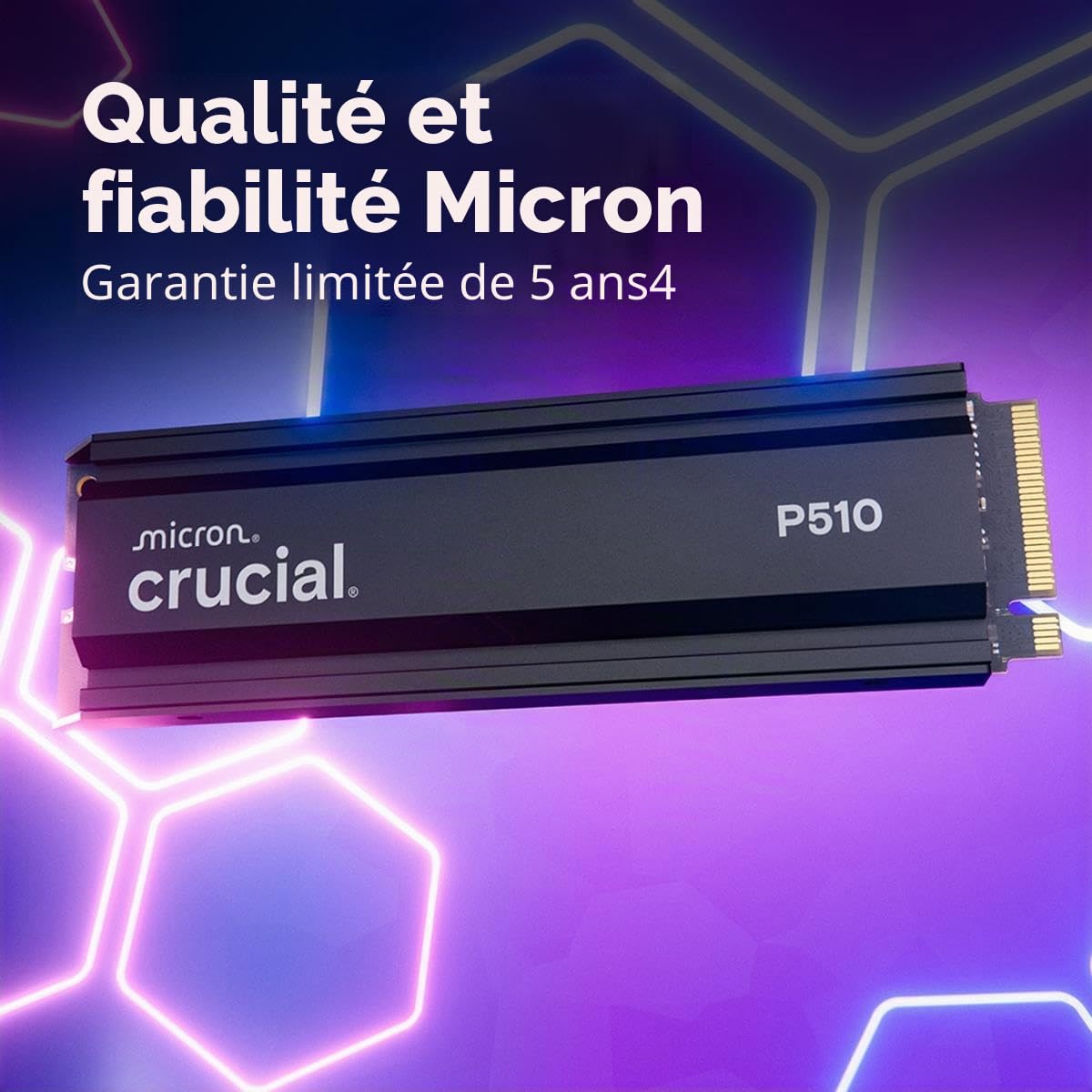 Crucial P510 - Ssd - 2 Tb - Intern - M.2 2280 - Pci Express 5.0 X4 (nvme) (ct2000p510ssd5)