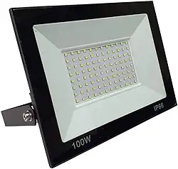 Refletor Led Eco Smd 100w Holofote Slim Branco Frio 6500k Iluminação