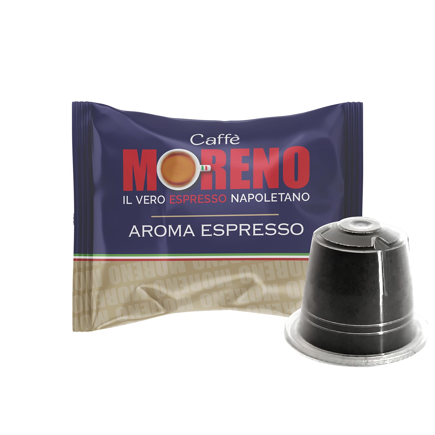 Caffe’ Moreno - 600 Capsule Compatibili Per Nespresso, Gusto Forte E Corposo, Aroma Espresso Bar, Cialde Compatibili Per Macchine Ad Uso Domestico Nespresso* Da 6,5G - 4